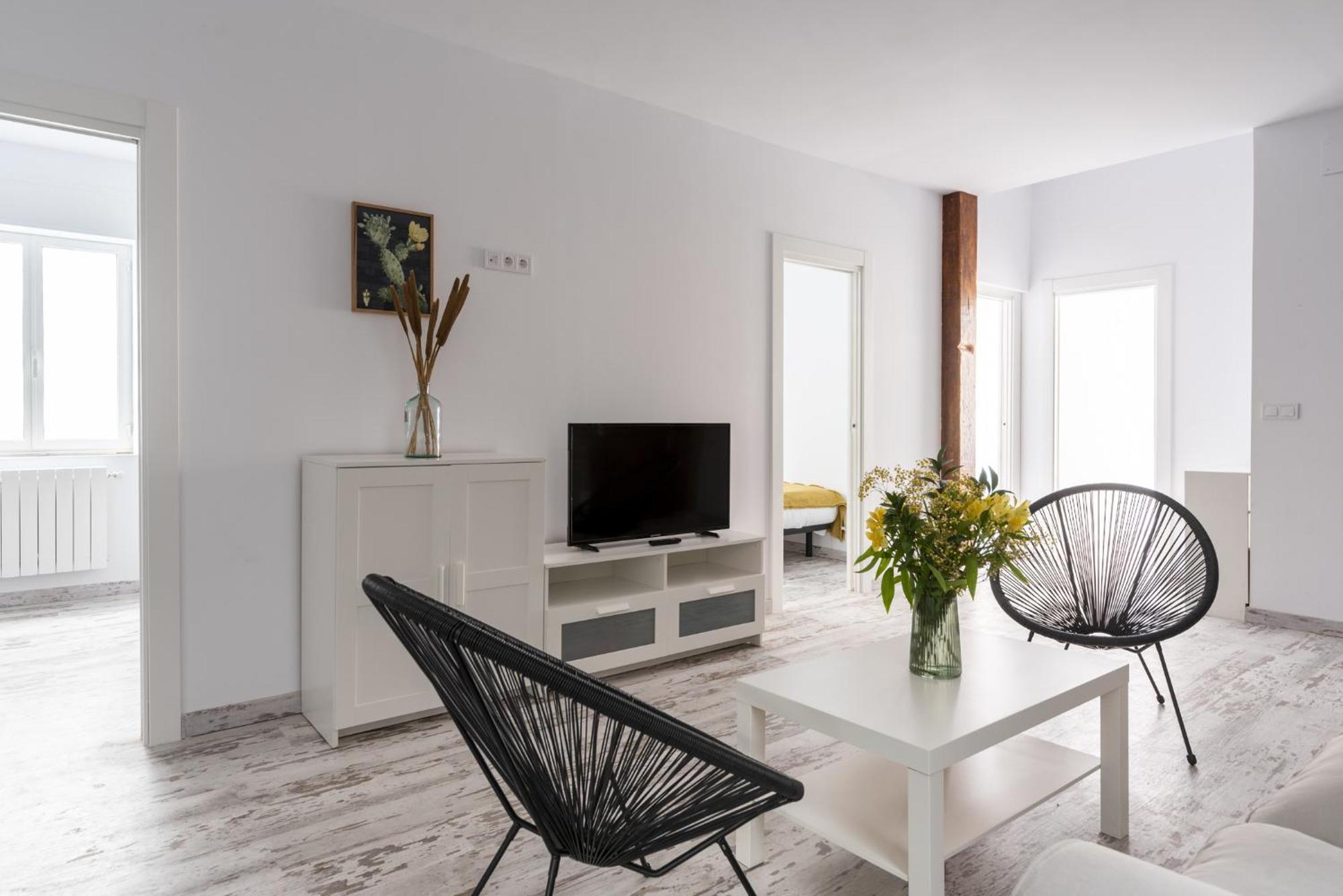 Apartamento De 4 Habitaciones En El Centro 산탄데르 외부 사진